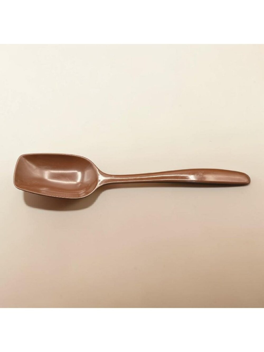 Vintage Mepal Rosti Melamine #2518 Brown Serving Spoon 10" Made In Denmark